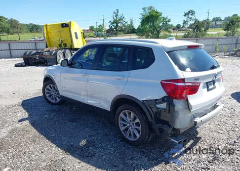 2017 BMW X3 Sdrive28I from USA, damaged, VIN 5UXWZ7C32H0V93661
